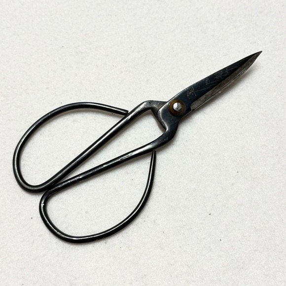 Vintage Japanese Hand Forged Bonsai Scissors Shears Signed Artisan Makers Mark - Picture 2 of 12